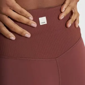 Vuori Ribbed Studio Leggings – High Rise – Size Small – 25” Inseam – Like New thumbnail 3