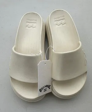 NWT Billabong Women's Cream Platform Cloud Cushion Comfy Slide Sandals 7 thumbnail 1