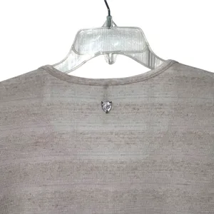 Kuhl Womens Sylvie Long Sleeve Top‎ Sz L Lightweight Tan Outdoor Stripe Neutral thumbnail 5