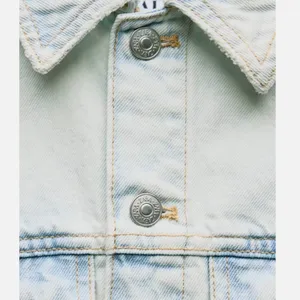 NWT ZARA LIGHT BLUE TRF MINI DENIM DRESS With Attached Skirt Bloggers Fave Medi thumbnail 6