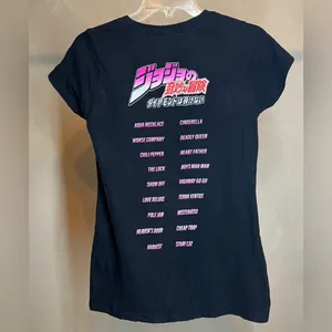 JoJo's Bizarre Adventure Anime women’s short sleeve Casual Graphic T-Shirt|Sz:M thumbnail 7