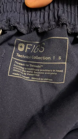 Figs Navy Blue Scrub Pants Size Small thumbnail 9