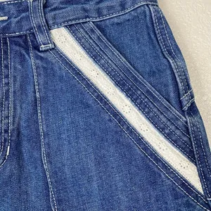 Free People Sweet Surrender High Rise Lace Pocket Denim Shorts thumbnail 4