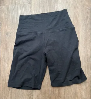 OFFLINE by Aerie Bike Shorts High‎ Rise Black Small thumbnail 1