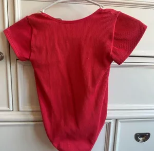 Urban Outfitters Coral Open Back Bodysuit thumbnail 1