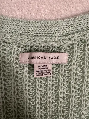 American Eagle Cropped Knit Sweater Vest thumbnail 2