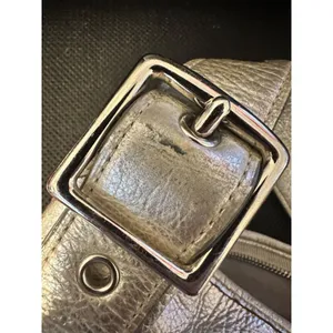 Coach silver‎ leather purse with tassles thumbnail 7