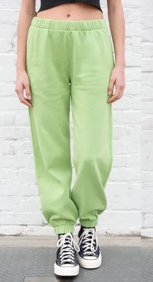 Brandy Melville Green Rosa Sweatpants thumbnail 1