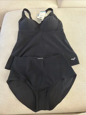 Arena Bodylift Tankini Manuela Bodylift Adj. Two Piece Black, Size 34, NWT thumbnail 4