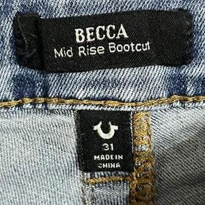 True Religion Women's Becca Mid Rise Bootcut Jean Size‎ 31 Western 90's Y2K thumbnail 10