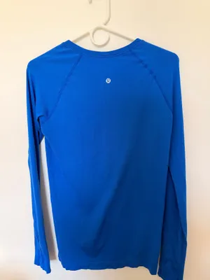 Long Sleeve Lululemon Swiftly Tech Blue 6 thumbnail 6