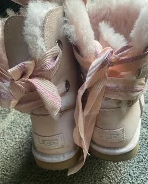 light pink customizable  bailey boots thumbnail 1