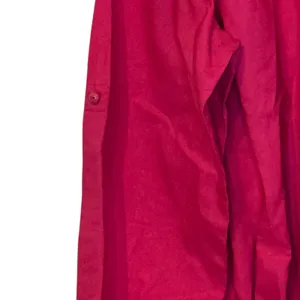 Lacoste Women's Dress Mini Roll Tab Sleeves‎ Belted Waist Button-Up Hot Pink 44 thumbnail 10