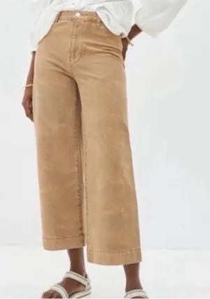 ANTHRO | Pilcro‎ James Cropped Wide-Leg Pants thumbnail 1