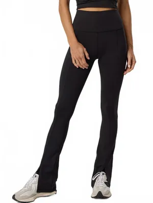 AE OFFLINE By Aerie The Hugger Mini Flare Legging American Eagle NWT Black M thumbnail 1