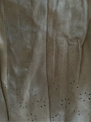 Wet Seal Women's Tan Suede Perforated Jacket Size XS thumbnail 3