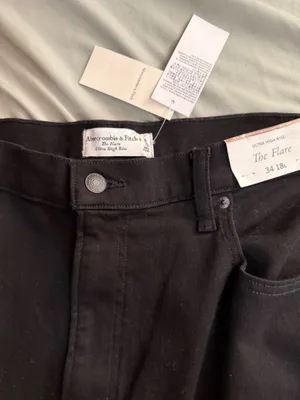 Abercrombie & Fitch the flare ultra high rise jeans 34/18L thumbnail 2
