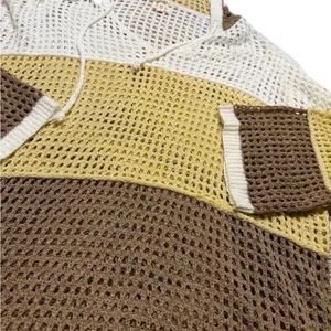✨ POL Oversized Open Knit Hooded Sweater Pullover‎ S ✨ thumbnail 3