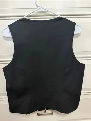 Abercrombie & Fitch Black Sleeveless Zip Vest thumbnail 3