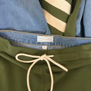 AUSTIN LANDING Sporty Jogger Jeans Green Stripes‎ Denim Back Size 5 Juniors thumbnail 11