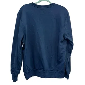 Gap‎ Sweatshirt Medium Blue Crewneck Logo Pullover Minimalist Casual Athleisure thumbnail 2