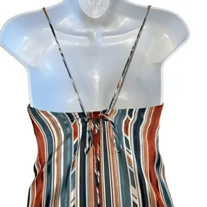 ASTR THE LABEL Multi Color Shift Dress Slits Tie Back EUC ‎ Size XS thumbnail 7