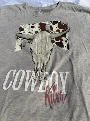 Cowboy killer tshirt Gray Size L thumbnail 2