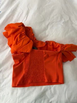 Anthropologie One-Shoulder Ruffle Top thumbnail 4