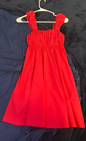 Abercrombie & Fitch puff strap babydoll dress thumbnail 1