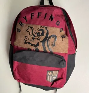 Gryffindor Harry Potter Color Block Backpack Red School Travel thumbnail 1
