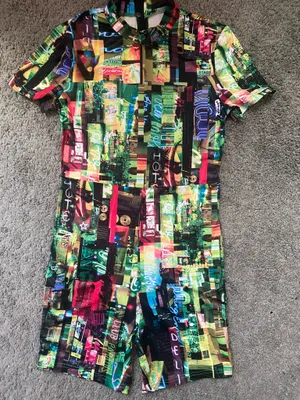 Size medium SHEIN one piece romper city trend  thumbnail 2