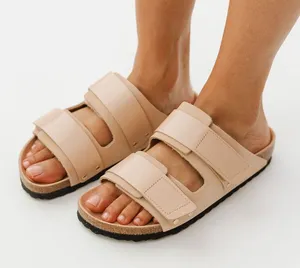 Birkenstock Uji Shine Slide Sandal New Beige Narrow Size 9 US / 40 EU New $160 thumbnail 1