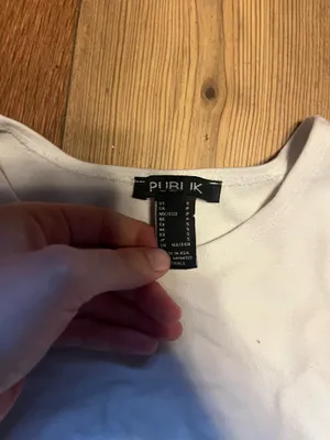White tank top crop top thumbnail 2
