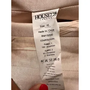 House of CB Elsa‎ Silver Sparkle Cropped Corset Top Women XS Boned Crop SB4834 thumbnail 6