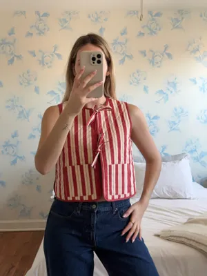 Sézane Ellio Jacket Reversible Vest thumbnail 2