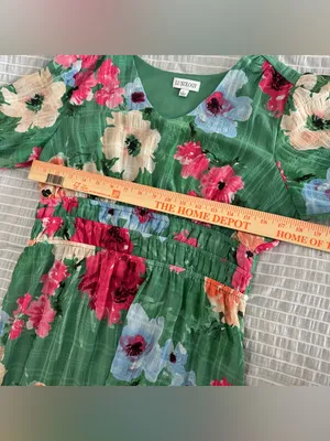 Luxology Floral Midi Dress Women's Size Large‎ thumbnail 5
