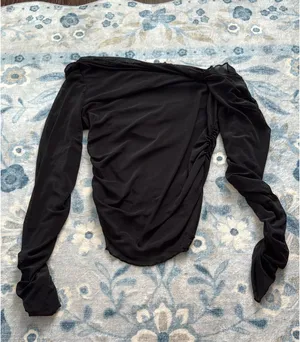 Sheer top Black Size L thumbnail 3