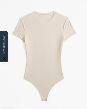 Abercrombie Bodysuit Cream thumbnail 1