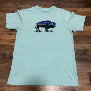 Patagonia women’s Sky Blue Adventure Tee thumbnail 1