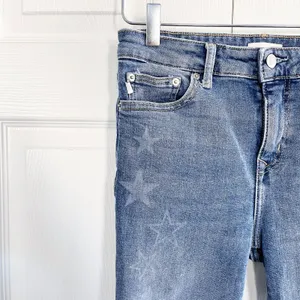 Lovers + Friends Ricky Low Rise Skinny Jeans Walk of Fame Star Print Y2K Indie thumbnail 4