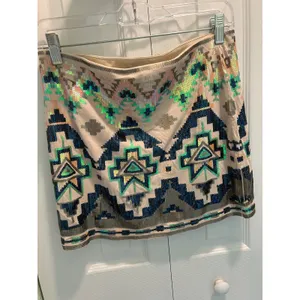 Express Pastel Sequin Skirt EUC thumbnail 10