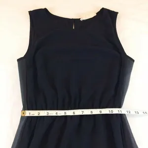 Lola Black Maxi Dress Womens Sleeveless Sheer Full Length Side Slit Elegant thumbnail 11