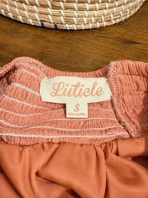 Listicle Peach Boho Gauze Lace Trim Lounge Shorts | Size Small thumbnail 8
