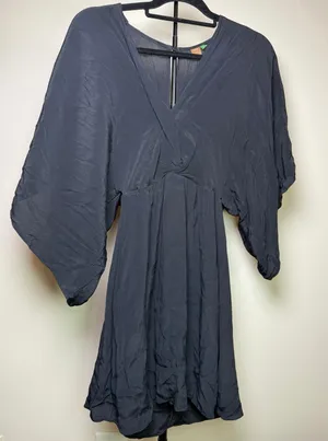 Farm Rio Black Summery Mini Dress Size Small thumbnail 1
