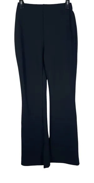 Petal & Pup Hallie Pants Black Wide Leg Slit Hem Pull On Stretch Pants 4 NWT thumbnail 1