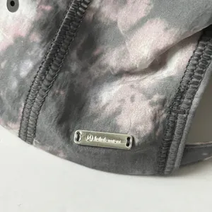 Lululemon Fast and Free Run Hat Tie Dye Grey Pink Adjustable Running Cap OS thumbnail 4