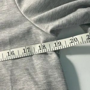 12PM by Mon Ami Gray Sweatshirt Red Heart Elbow Patch Women’s Large NWOT thumbnail 6