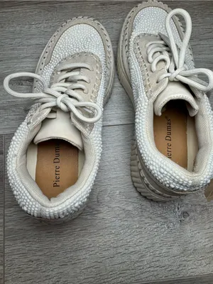 Pierre Dumas Embellished Pearl Platform Shoes thumbnail 6
