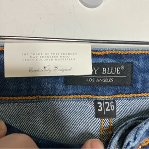 Judy Blue High Rise front seam cuffed straight leg jeans‎ size 26 thumbnail 8