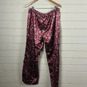 NFL for Her San Francisco 49ers Red Silky Pajama Pants size XL thumbnail 2